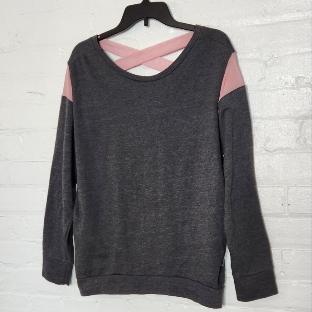 Pro Player Mesh & Criss-cross Detail Sweatshirt